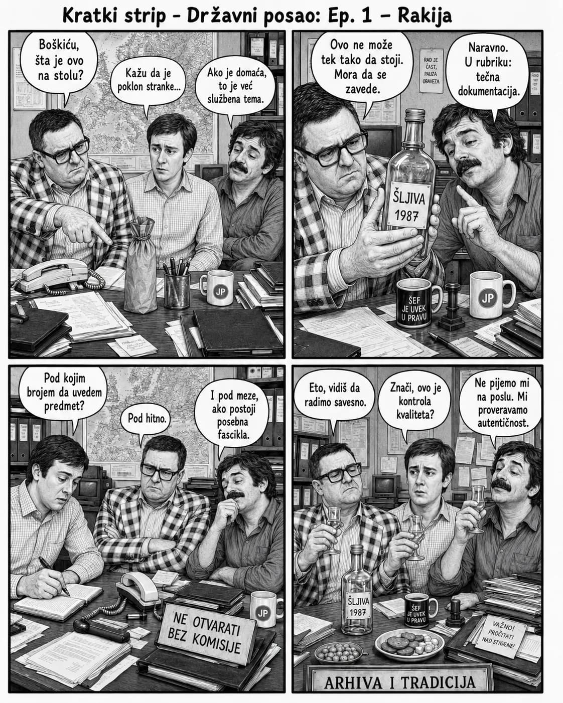 Strip Državni posao: Rakija